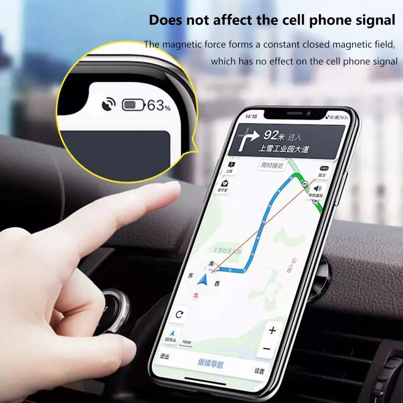 Suporte veicular magnético - Para celular ou GPS.